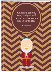 Thumbnail for Famous Quotes Journal - Confucius - Front View