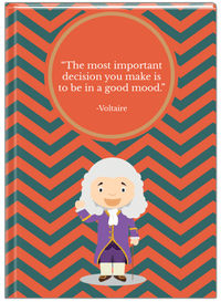 Thumbnail for Famous Quotes Journal - Voltaire - Front View