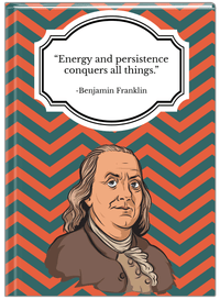 Thumbnail for Famous Quotes Journal - Benjamin Franklin - Front View
