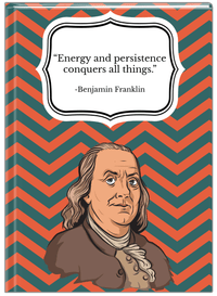 Thumbnail for Famous Quotes Journal - Benjamin Franklin - Front View