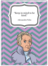 Thumbnail for Famous Quotes Journal - Alessandro Volta - Front View