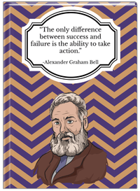 Thumbnail for Famous Quotes Journal - Alexander Graham Bell - Front View
