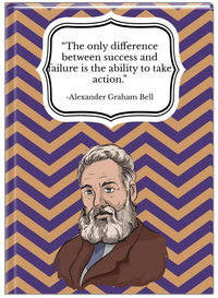 Thumbnail for Famous Quotes Journal - Alexander Graham Bell - Front View