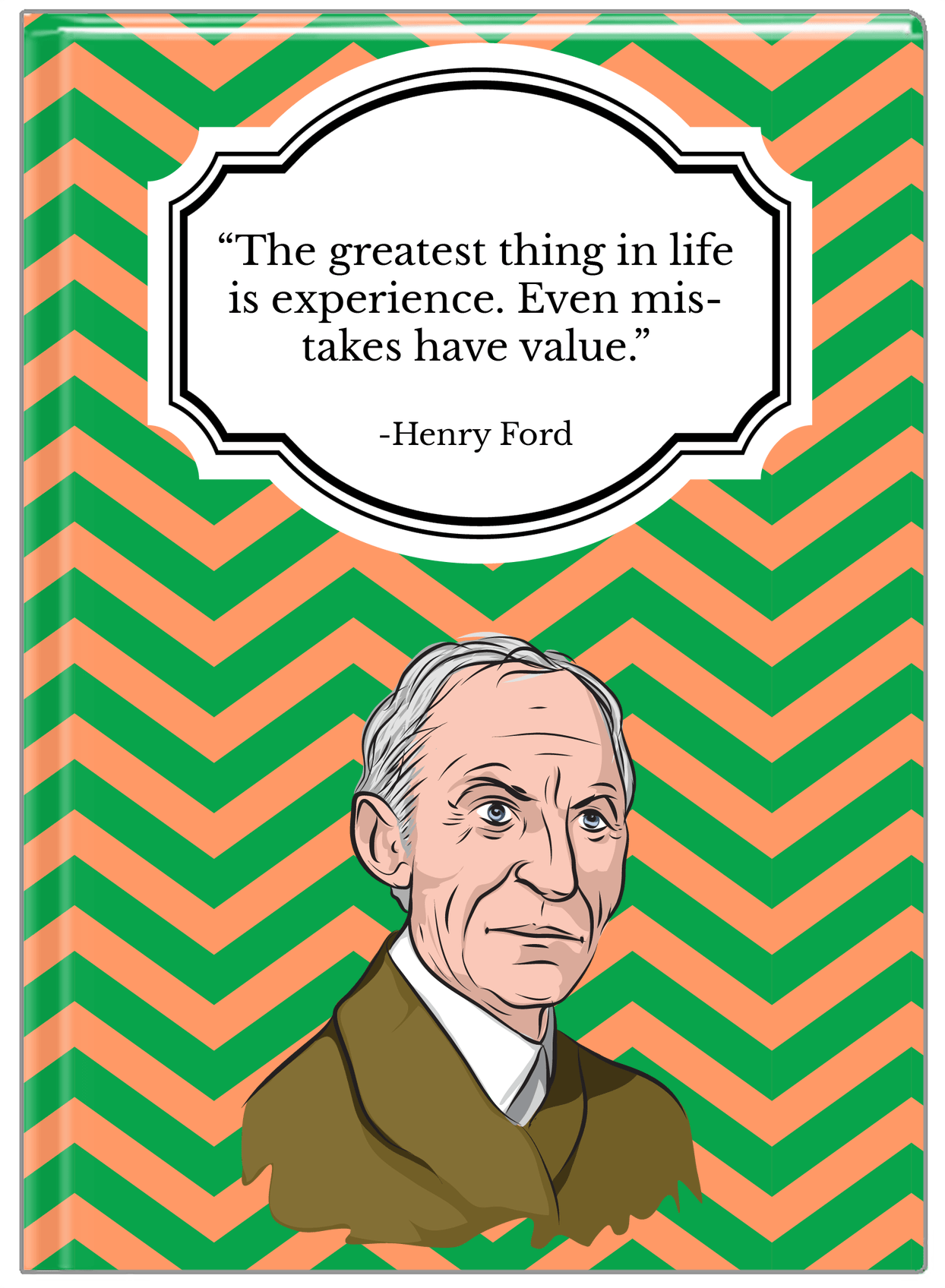 Famous Quotes Journal - Henry Ford - Front View