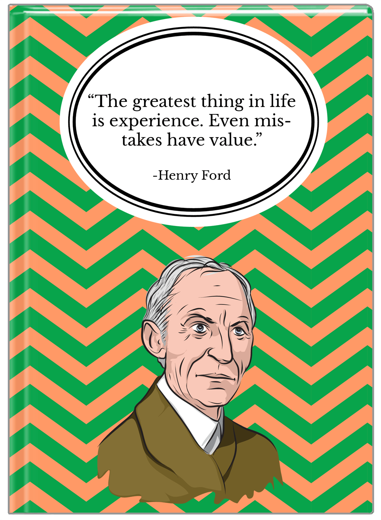 Famous Quotes Journal - Henry Ford - Front View