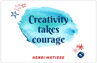 Thumbnail for Personalized Famous Quotes Placemat - Henri Matisse -  View