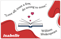 Thumbnail for Personalized Famous Quotes Placemat - Shakespeare -  View
