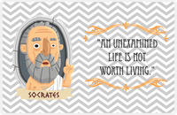 Thumbnail for Personalized Famous Quotes Placemat - Socrates -  View