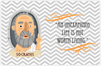 Thumbnail for Personalized Famous Quotes Placemat - Socrates -  View
