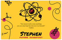 Thumbnail for Personalized Famous Quotes Placemat - Galileo -  View