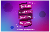 Thumbnail for Famous Quotes Placemat - William Shakespeare -  View