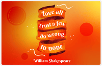 Thumbnail for Famous Quotes Placemat - William Shakespeare -  View