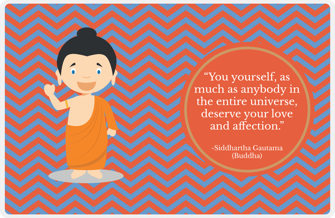 Famous Quotes Placemat - Buddha -  View