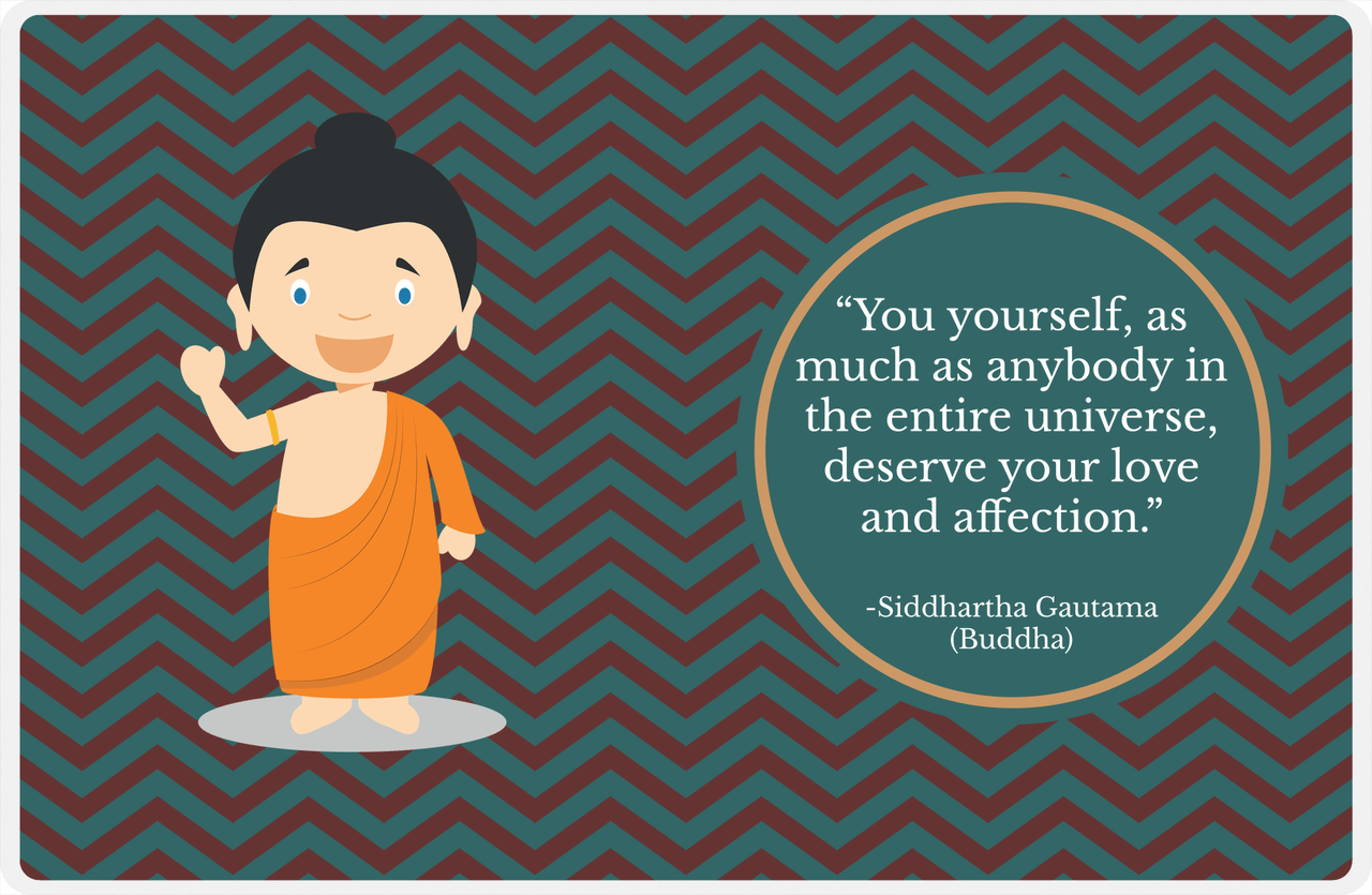 Famous Quotes Placemat - Buddha -  View