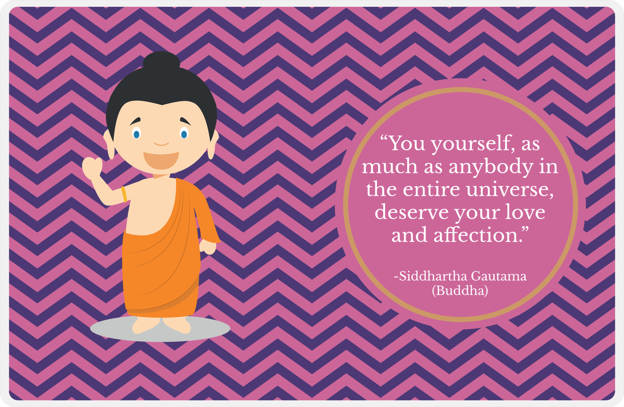 Famous Quotes Placemat - Buddha -  View