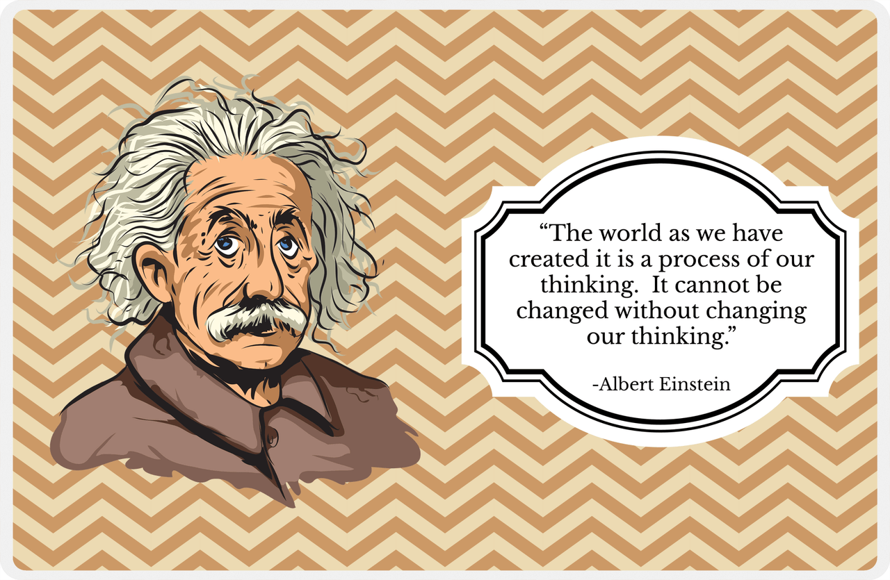 Famous Quotes Placemat - Albert Einstein -  View