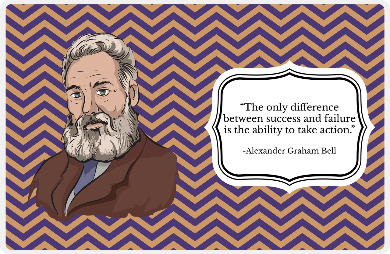Famous Quotes Placemat - Alexander Graham Bell -  View