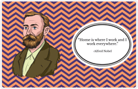 Thumbnail for Famous Quotes Placemat - Alfred Nobel -  View