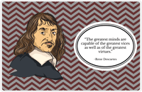 Thumbnail for Famous Quotes Placemat - Rene Descartes -  View