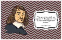Thumbnail for Famous Quotes Placemat - Rene Descartes -  View