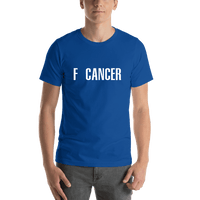 Thumbnail for F Cancer T-Shirt - Blue - Shirt View