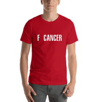 Thumbnail for F Cancer T-Shirt - Red - Shirt View