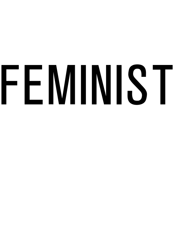 Feminist T-Shirt - White - Decorate View