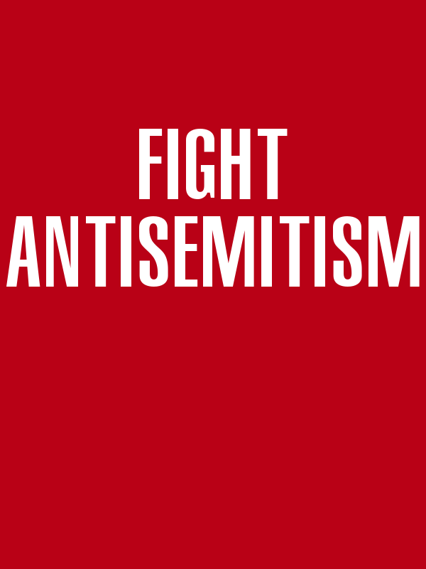 Fight Antisemitism T-Shirt - Red - Decorate View