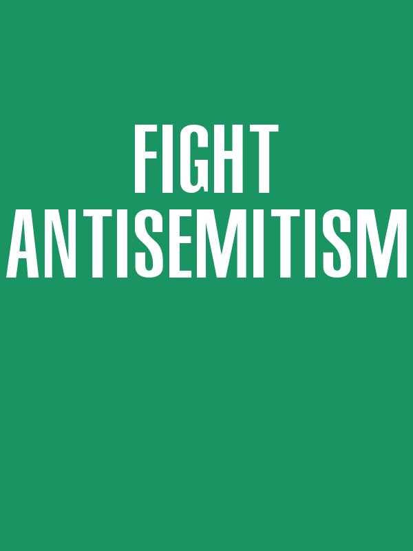 Fight Antisemitism T-Shirt - Green - Decorate View