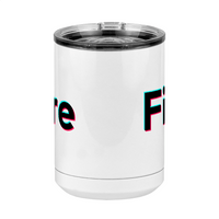 Thumbnail for Fire Coffee Mug Tumbler with Handle (15 oz) - TikTok Trends - Front View