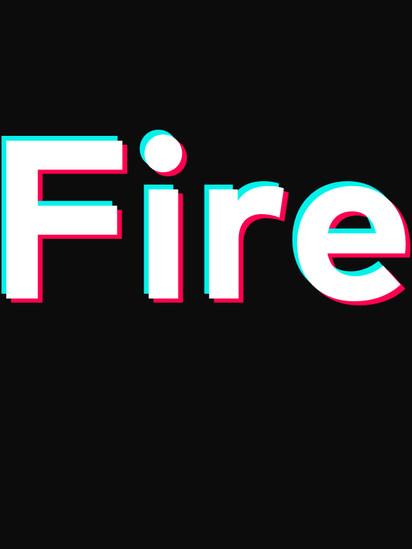 Fire T-Shirt - Black - TikTok Trends - Decorate View