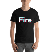 Thumbnail for Fire T-Shirt - Black - TikTok Trends - Shirt View