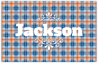 Thumbnail for Personalized Flannel / Plaid Placemat VII - Western Flare -  View