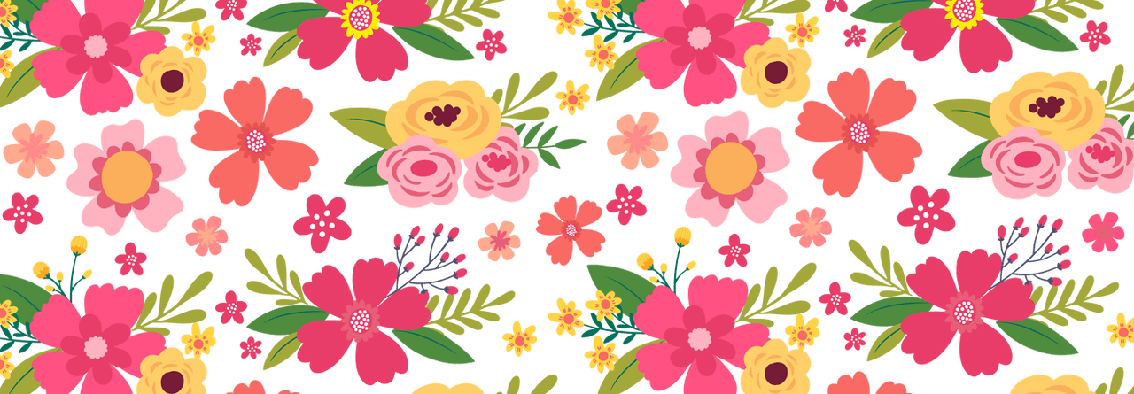 Floral Coffee Mug Tumbler with Handle (15 oz) - Graphic View