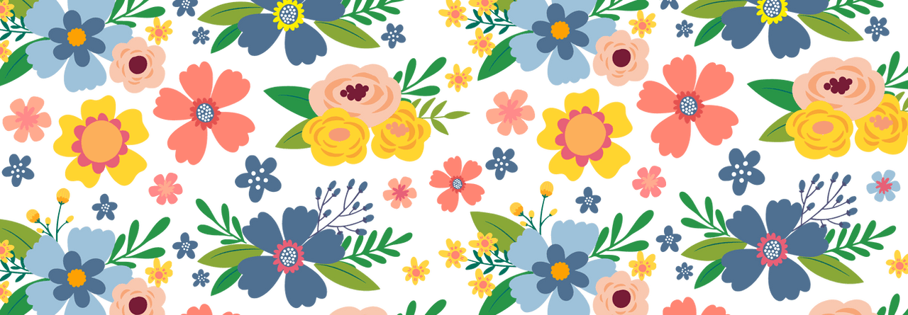 Floral Coffee Mug Tumbler with Handle (15 oz) - Graphic View