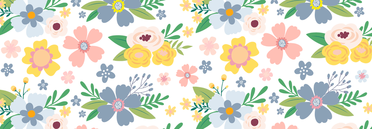 Floral Coffee Mug Tumbler with Handle (15 oz) - Graphic View