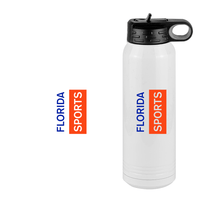 Thumbnail for Personalized Florida Sports Water Bottle (30 oz) - Rotated Text - Design View