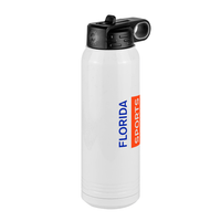 Thumbnail for Personalized Florida Sports Water Bottle (30 oz) - Rotated Text - Front Right View