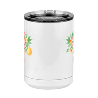 Thumbnail for Personalized Flowers Coffee Mug Tumbler with Handle (15 oz) - Mimi - Front View
