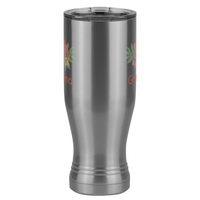 Thumbnail for Personalized Flowers Pilsner Tumbler (20 oz) - Grandma - Front View