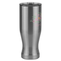 Thumbnail for Personalized Flowers Pilsner Tumbler (20 oz) - Nana - Front Right View