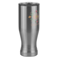 Thumbnail for Personalized Flowers Pilsner Tumbler (20 oz) - Grammy - Front Right View
