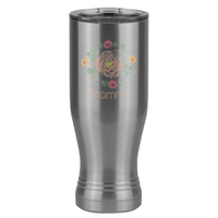 Thumbnail for Personalized Flowers Pilsner Tumbler (20 oz) - Grammy - Left View
