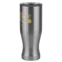 Thumbnail for Personalized Flowers Pilsner Tumbler (20 oz) - Mimi - Front Left View