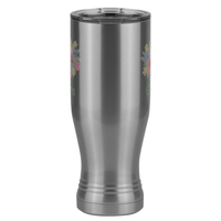 Thumbnail for Personalized Flowers Pilsner Tumbler (20 oz) - Grams - Front View
