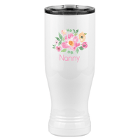 Thumbnail for Personalized Flowers Pilsner Tumbler (20 oz) - Nanny - Left View