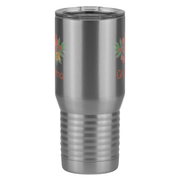 Thumbnail for Personalized Flowers Tall Travel Tumbler (20 oz) - Grandma - Front View