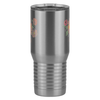 Thumbnail for Personalized Flowers Tall Travel Tumbler (20 oz) - Gigi - Front View