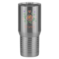 Thumbnail for Personalized Flowers Tall Travel Tumbler (20 oz) - Granny - Right View
