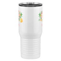 Thumbnail for Personalized Flowers Tall Travel Tumbler (20 oz) - Mimi - Front View